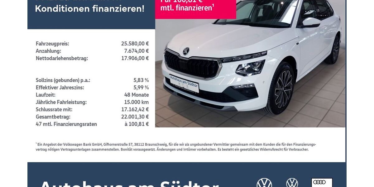 Skoda Kamiq 2.742 km 25.580 &euro; Rietberg 33397
