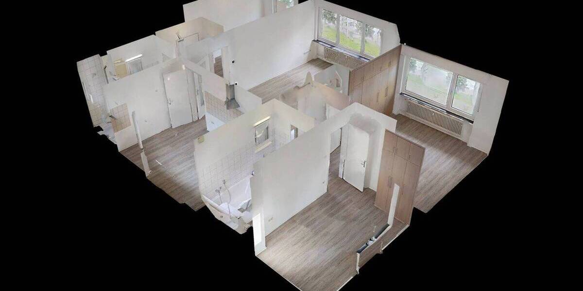 Etagenwohnung Paderborn Sennelager - 4 Zimmer, 80 m&sup2;, 729&euro; | Angebot:26929264