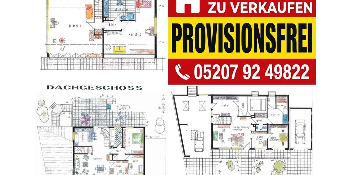 Einfamilienhaus Schloß Holte-Stukenbrock Stukenbrock - 10 Zimmer, 290 m&sup2;, 595.000&euro; | Angebot:26737636