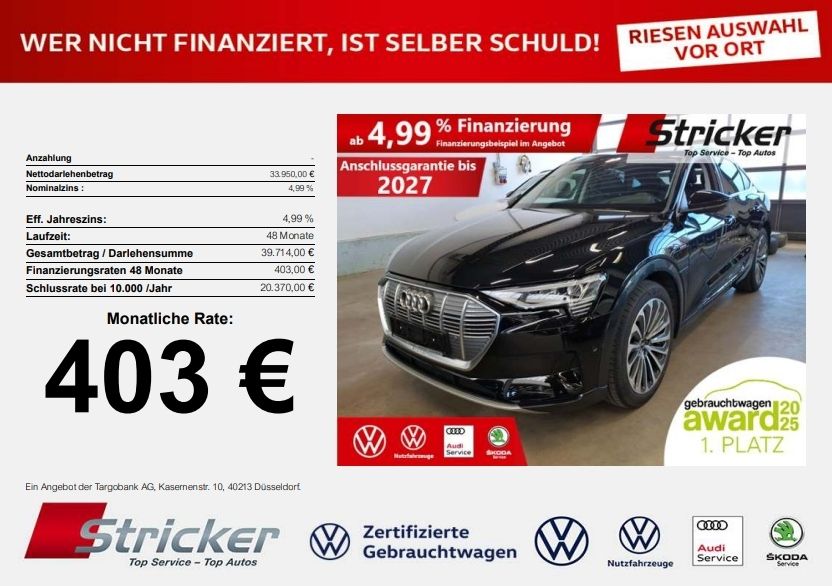 Audi e-tron 27.719 km 33.949 &euro; Horn-Bad Meinberg 32805