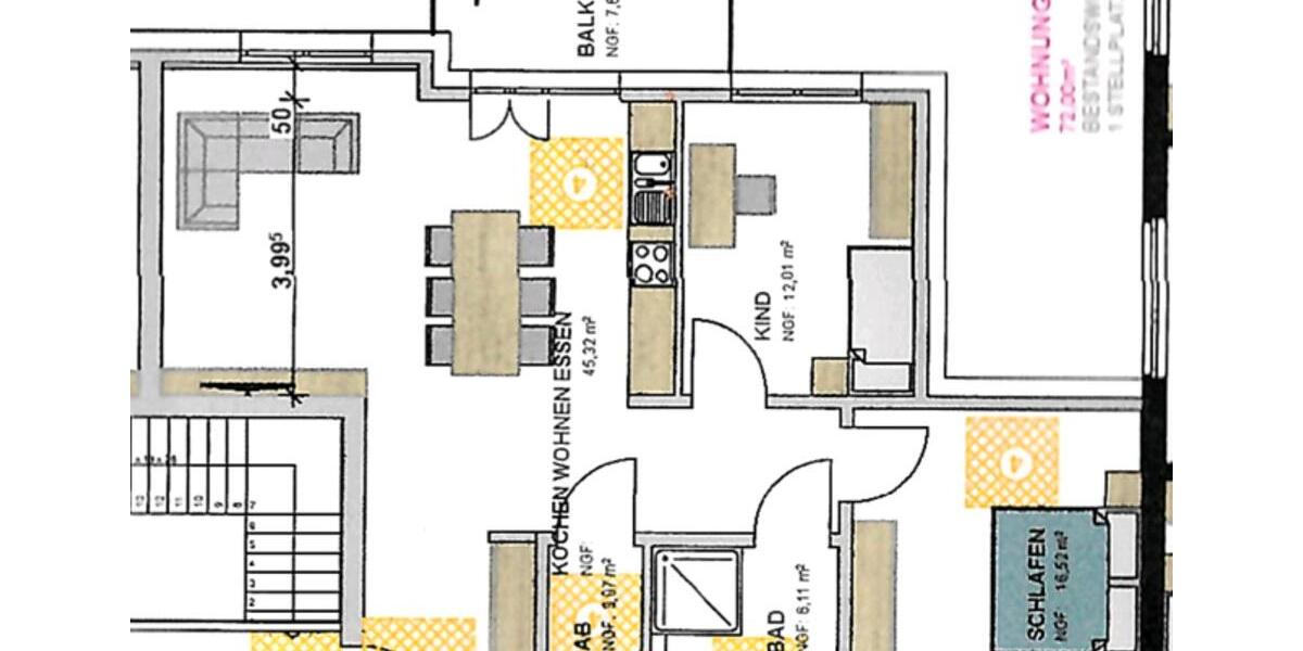 Etagenwohnung Altenbeken - 2 Zimmer, 75 m&sup2;, 9&euro; | Angebot:25904683