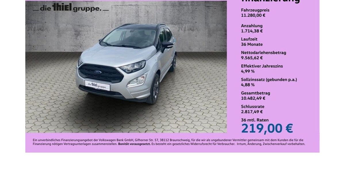 Ford EcoSport 99.782 km 11.280 &euro; Bad Driburg 33014