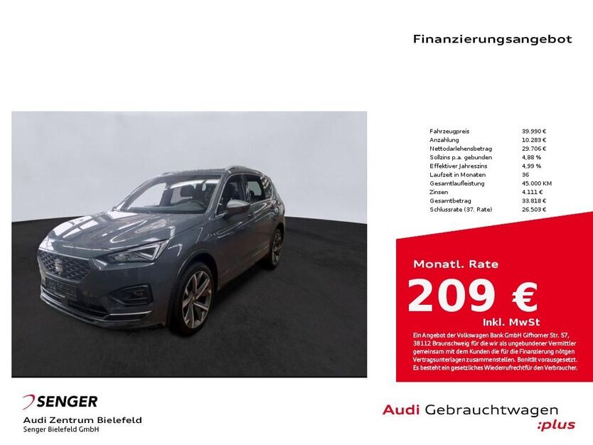 Seat Tarraco 37.025 km 39.990 € Bielefeld 33609