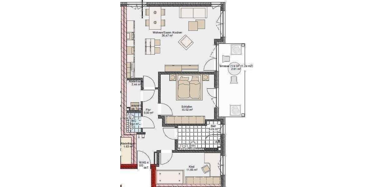 Etagenwohnung Lippstadt Lipperode - 3 Zimmer, 86 m&sup2;, 323.400&euro; | Angebot:25390774