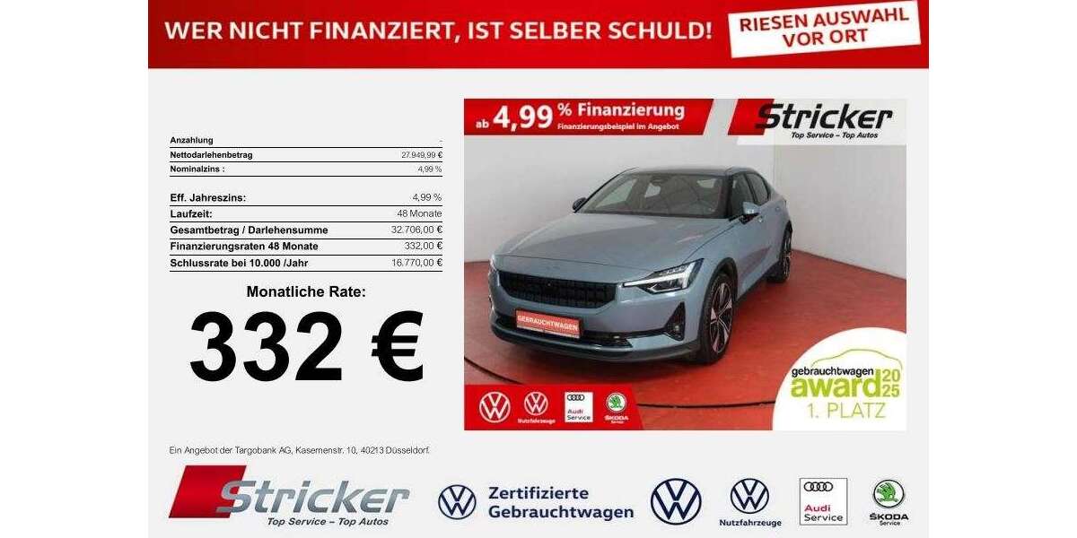 Polestar 2 57.203 km 27.949 € Horn-Bad Meinberg 32805