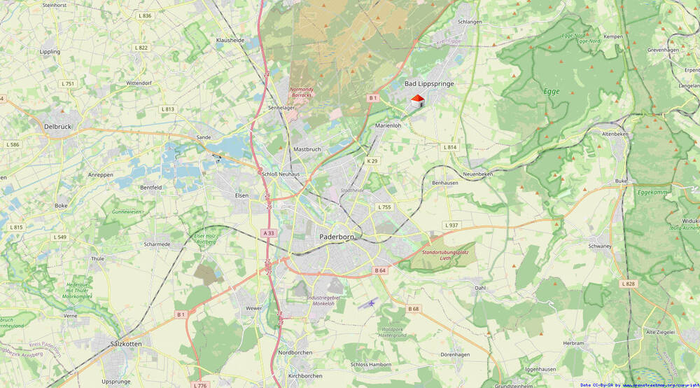 Etagenwohnung Bad Lippspringe - 3 Zimmer, 87 m&sup2;, 349.000&euro; | Angebot:26247308