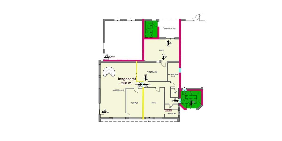 Büro- und Ausstellungsflächen in Schloß Holte - Bereich Helleforthstraße zimmer