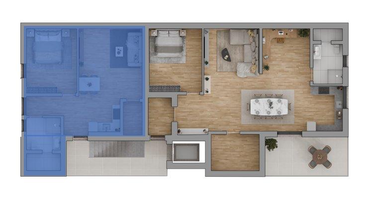 Dachgeschoßwohnung Paderborn Univiertel - 2 Zimmer, 89 m&sup2;, 1.240&euro; | Angebot:26182182