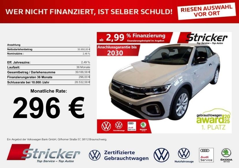 VW T-Roc 8.950 km 35.949 &euro; Detmold 32760