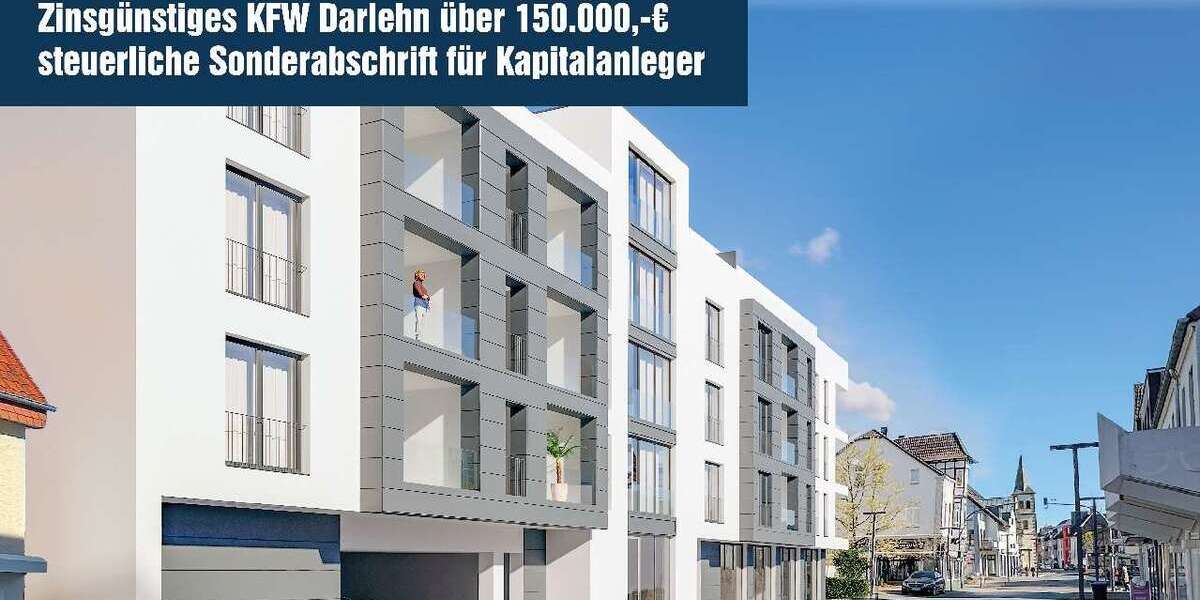 Etagenwohnung Bad Lippspringe - 2 Zimmer, 59 m&sup2;, 252.900&euro; | Angebot:22514491
