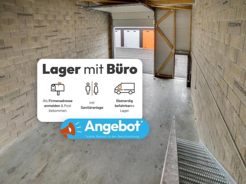 145m² Lager mit Büro | Gewerbefläche mieten in Paderborn zimmer