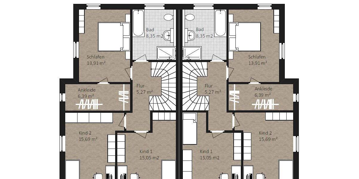 Doppelhaushälfte Bielefeld Sennestadt - 5 Zimmer, 183 m&sup2;, 1.890&euro; | Angebot:25404246