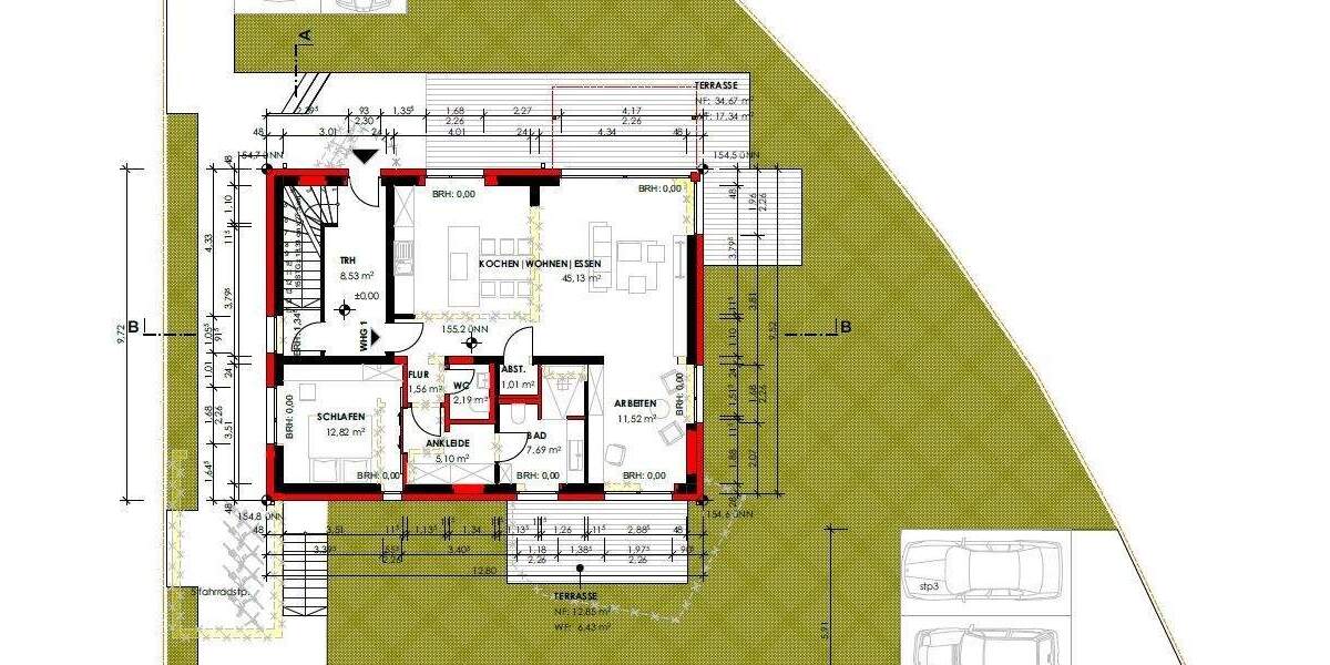 Etagenwohnung Paderborn Kernstadt - 2 Zimmer, 98 m&sup2;, 1.400&euro; | Angebot:25741570
