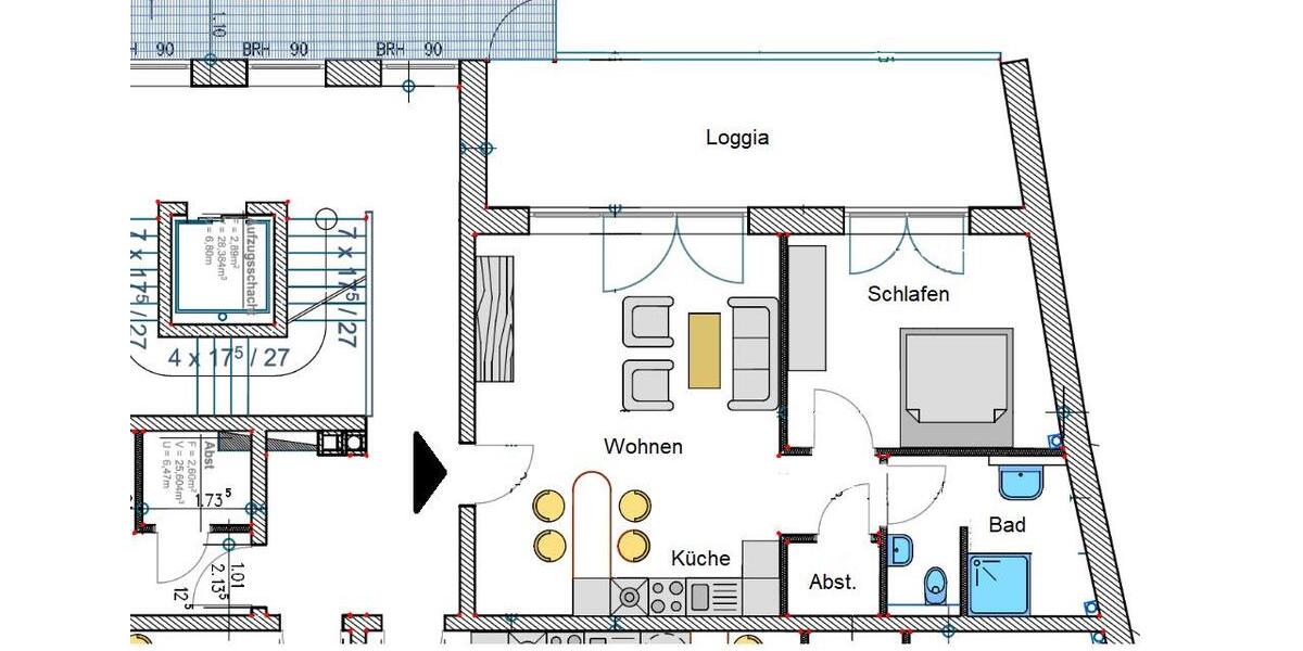 Etagenwohnung Paderborn Univiertel - 2 Zimmer, 66 m&sup2;, 790&euro; | Angebot:25718763