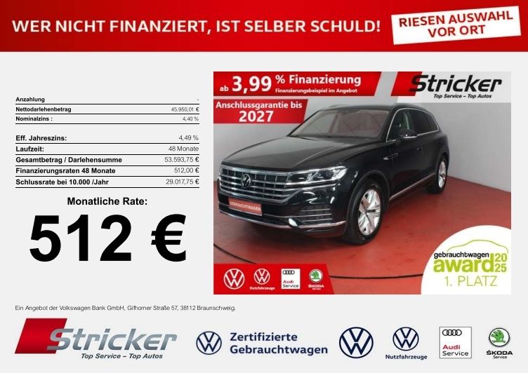 VW Touareg 39.421 km 45.443 &euro; Horn-Bad Meinberg 32805