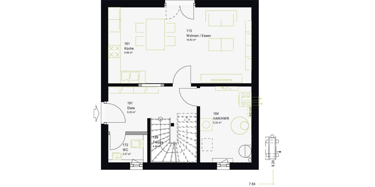 Einfamilienhaus Bad Lippspringe - 4 Zimmer, 99 m&sup2;, 415.000&euro; | Angebot:26820505