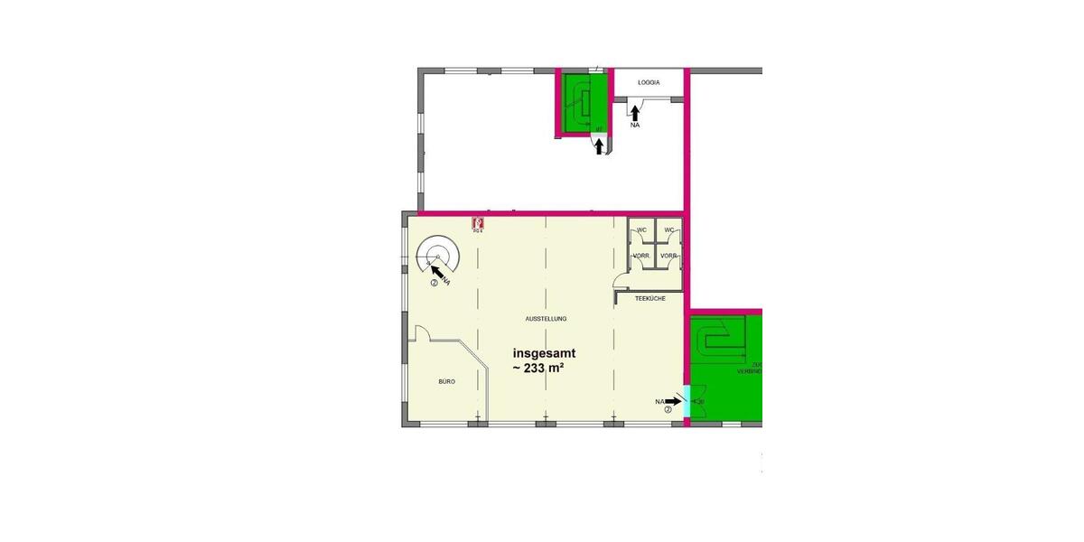 Büro- und Ausstellungsflächen in Schloß Holte - Bereich Helleforthstraße zimmer