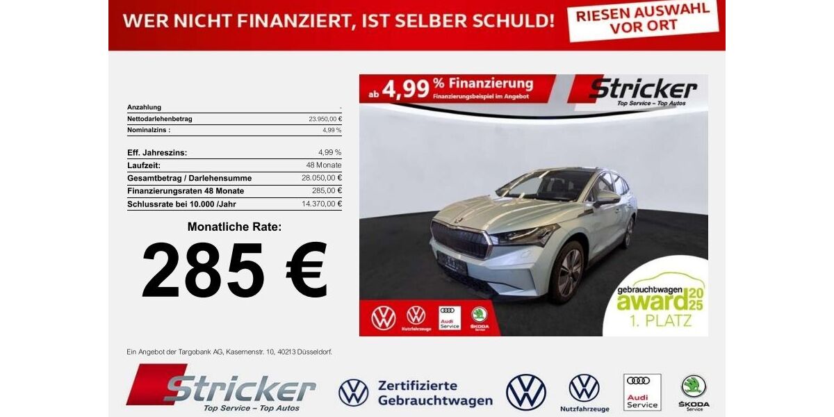 Skoda Enyaq 11.766 km 23.949 &euro; Horn-Bad Meinberg 32805