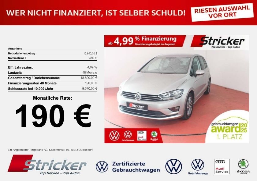 VW Golf Sportsvan 59.039 km 15.949 &euro; Horn-Bad Meinberg 32805