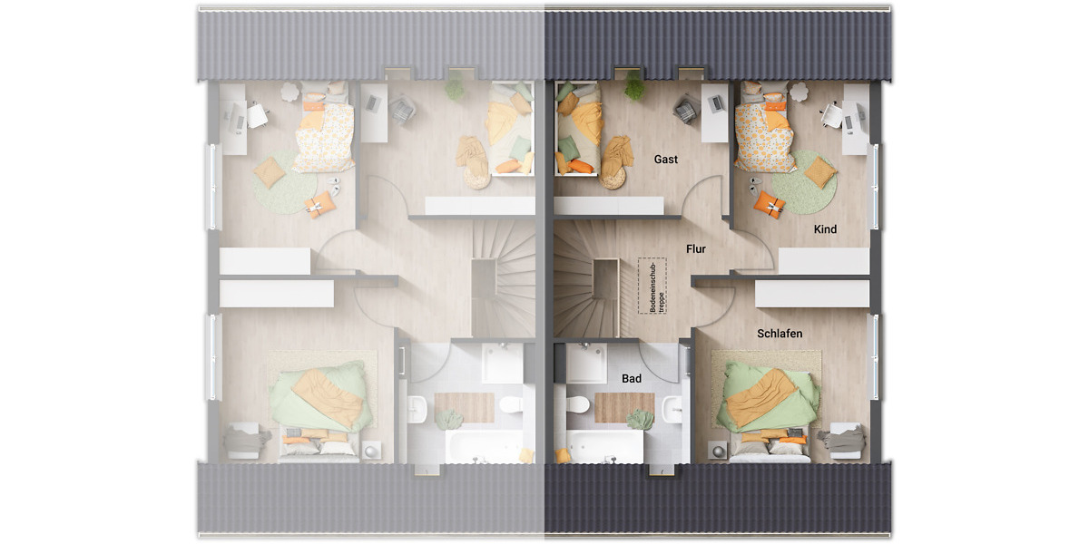 Doppelhaushälfte Oerlinghausen Helpup - 4 Zimmer, 124 m&sup2;, 365.300&euro; | Angebot:24766284
