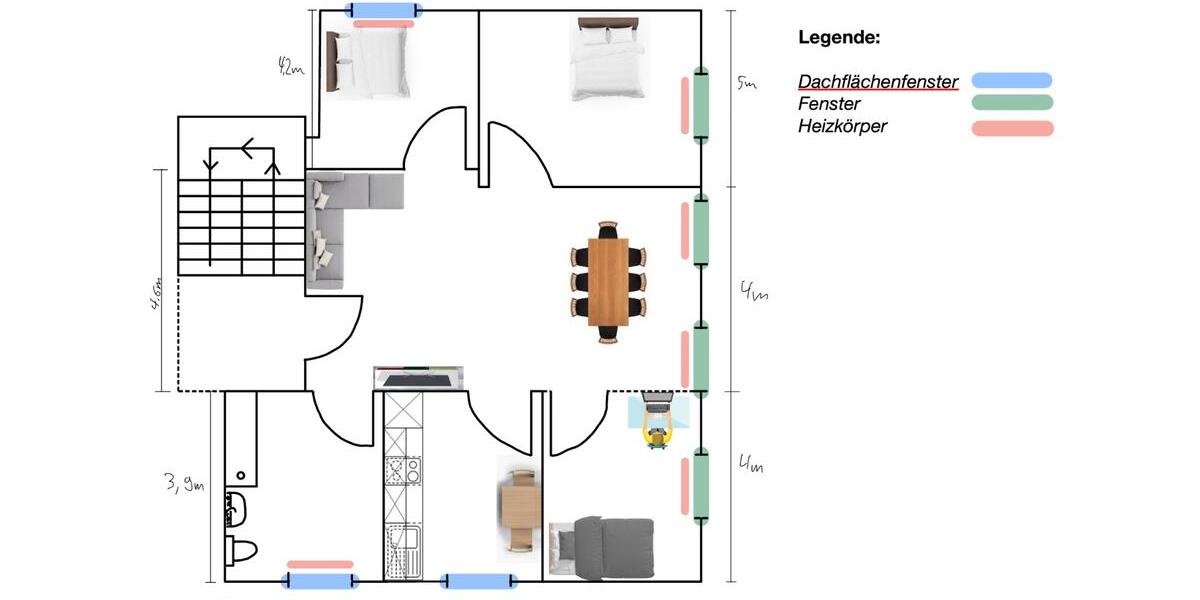 Dachgeschoßwohnung Hövelhof - 4 Zimmer, 101 m&sup2;, 800&euro; | Angebot:27549103