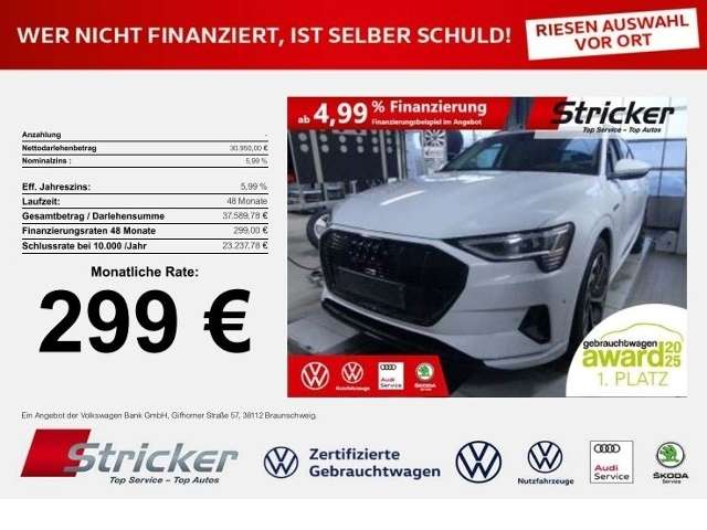 Audi e-tron 26.724 km 30.949 € Detmold 32760