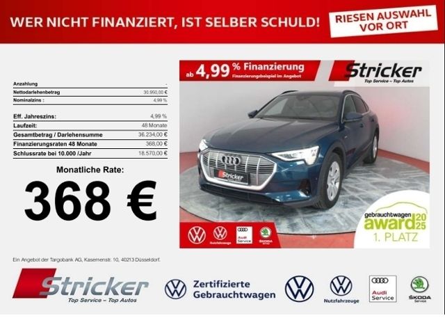 Audi e-tron 57.349 km 29.949 &euro; Detmold 32760