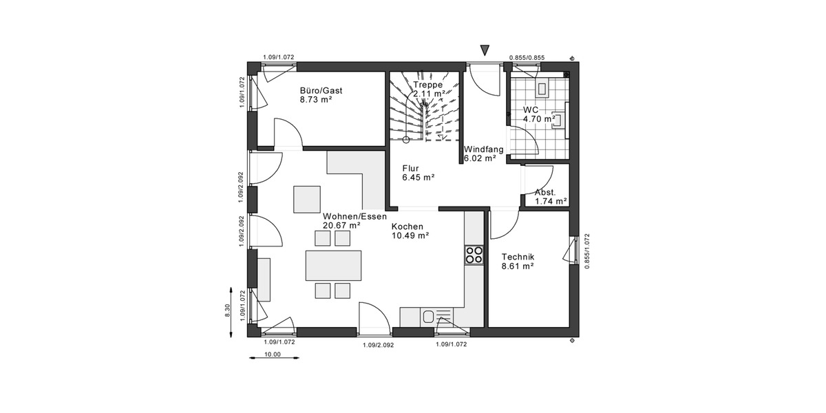 Einfamilienhaus Schloß Holte-Stukenbrock Stukenbrock - 4 Zimmer, 136 m&sup2;, 1.700&euro; | Angebot:26421337