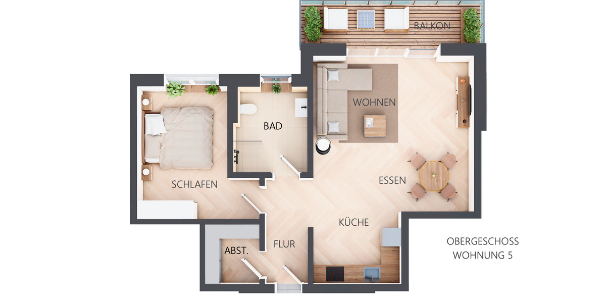 Etagenwohnung Geseke - 2 Zimmer, 71 m&sup2;, 998&euro; | Angebot:26462499