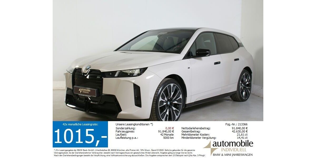 BMW iX 25.200 km 89.740 &euro; Paderborn 33100