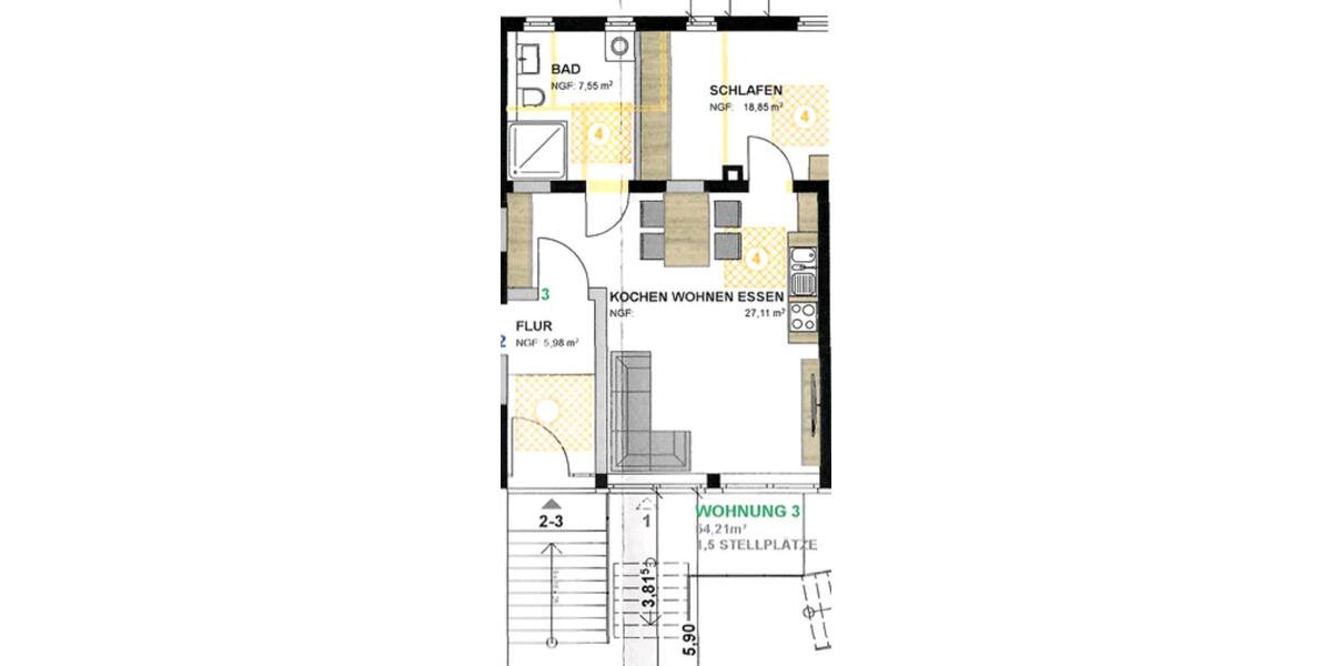 Etagenwohnung Altenbeken - 2 Zimmer, 75 m&sup2;, 9&euro; | Angebot:25904683