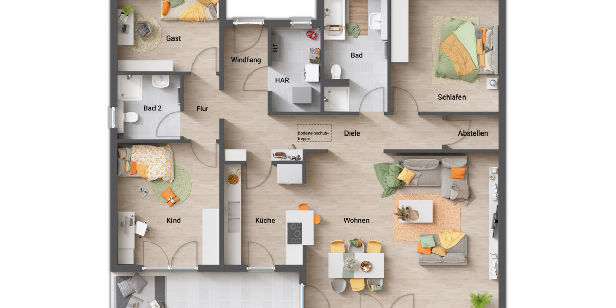 Bungalow Detmold Heidenoldendorf - 5 Zimmer, 127 m&sup2;, 440.000&euro; | Angebot:25999681