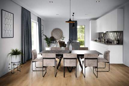 Neubau Einfamilienhaus Bauhausstil in Helpup. zimmer