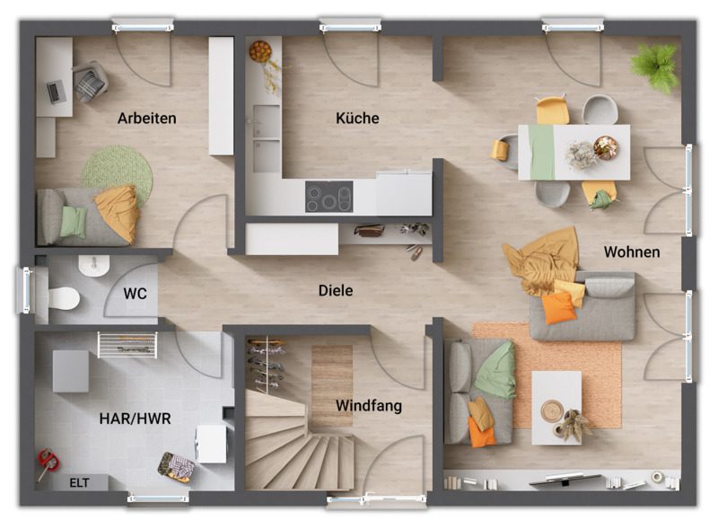 Einfamilienhaus Horn-Bad Meinberg Belle - 6 Zimmer, 142 m&sup2;, 370.750&euro; | Angebot:25780655