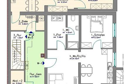 2-Zimmerwohnung Erdgeschoss in Paderborn Wewer