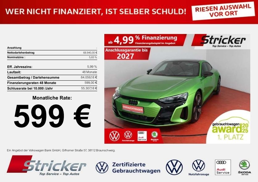 Audi e-tron GT 19.870 km 67.949 &euro; Detmold 32760