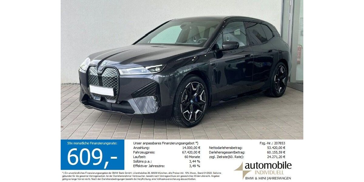 BMW iX 16.200 km 66.830 € Paderborn 33100