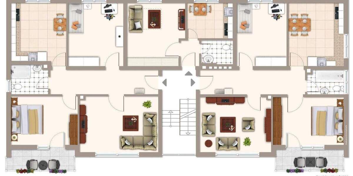 Mehrfamilienhaus, Wohnhaus Paderborn Kernstadt - 2 Zimmer, 1.200.000&euro; | Angebot:25687313