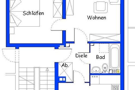 Wohnung Oerlinghausen - 2 Zimmer, 53 m&sup2;, 419&euro; | Angebot:26463911
