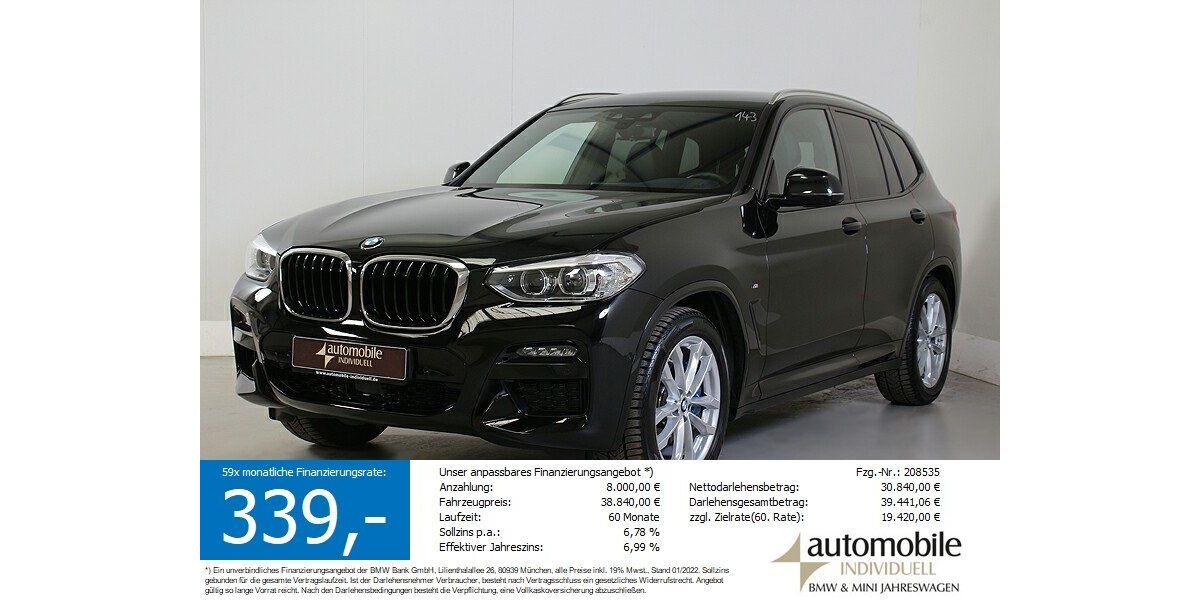 BMW X3 49.900 km 37.640 &euro; Paderborn 33100