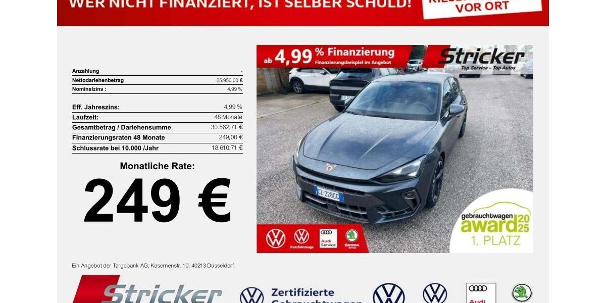 Cupra Leon 16.341 km 25.929 &euro; Detmold 32760