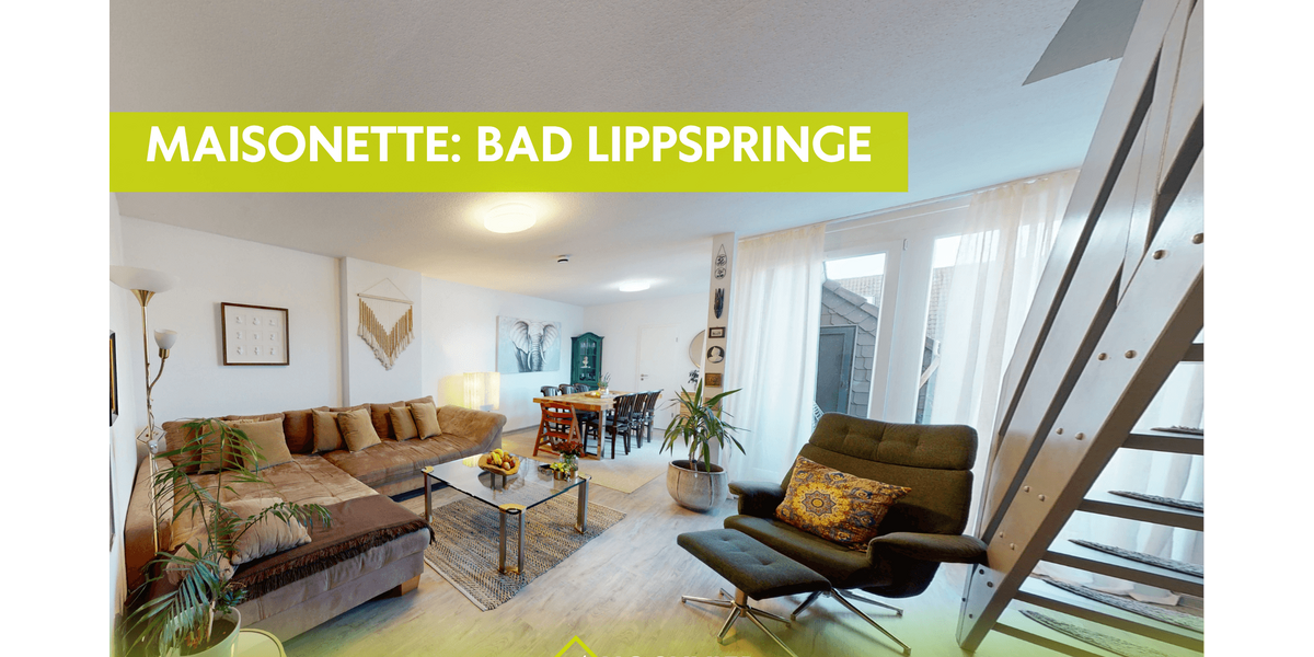 Etagenwohnung Bad Lippspringe - 3 Zimmer, 110 m&sup2;, 299.000&euro; | Angebot:26864376