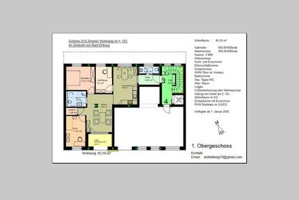 Schöne 2(3) Zimmer Wohnung im Zentrum von Bad Driburg zimmer