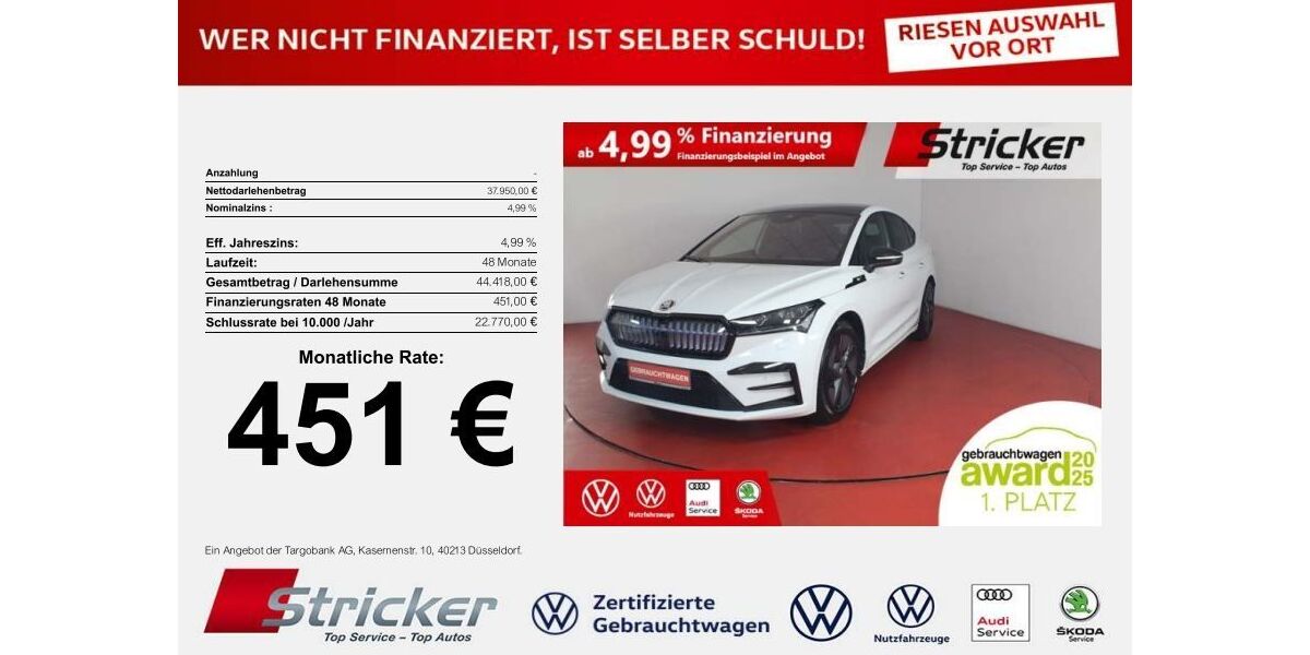 Skoda Enyaq 27.884 km 37.949 € Horn-Bad Meinberg 32805