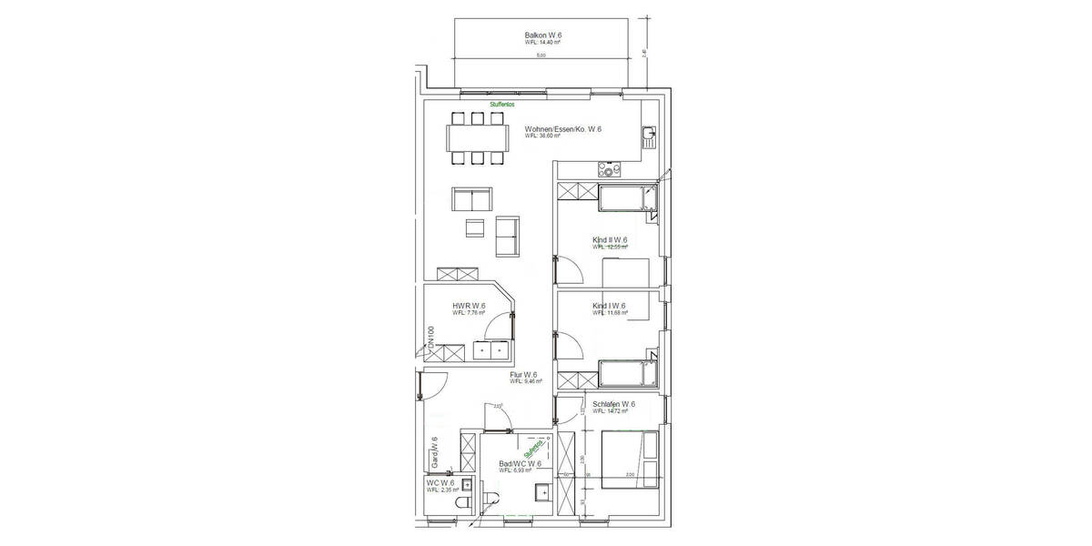 Etagenwohnung Schloß Holte-Stukenbrock Schloß Holte - 4 Zimmer, 116 m&sup2;, 419.000&euro; | Angebot:26359039