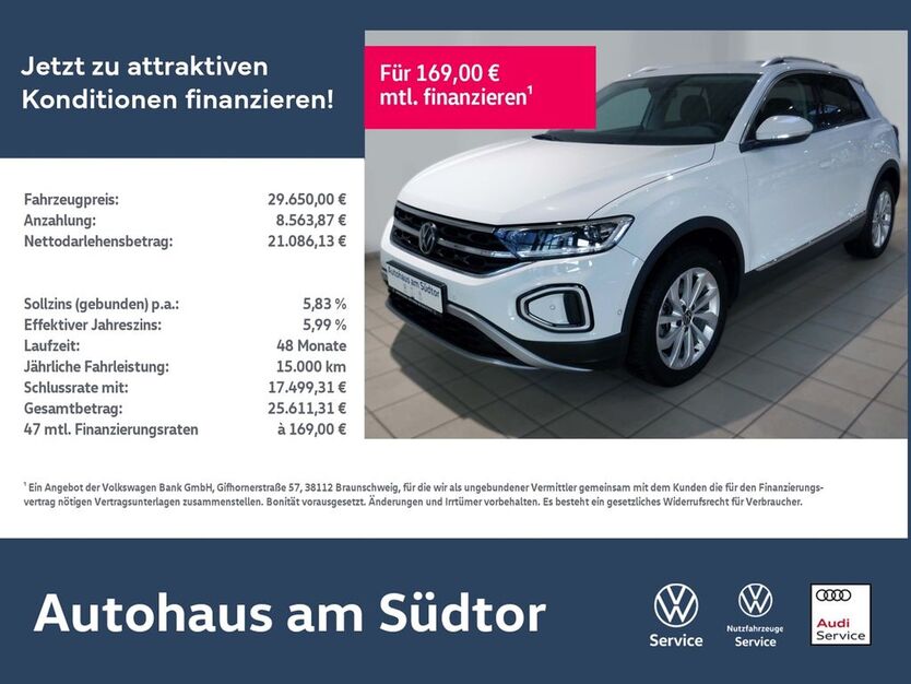 VW T-Roc 28.500 km 28.980 € Rietberg 33397