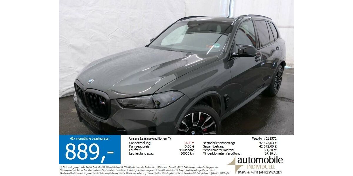 BMW X5 M60 25.100 km 89.730 &euro; Paderborn 33100
