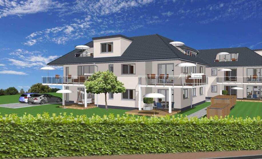 IHRE WOHLFÜHLWohnung: Energieeffizienter Neubau mit 3 Zimmern und Balkon