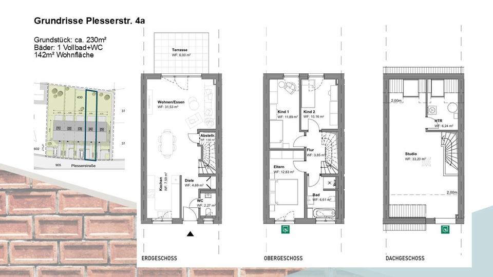 Reihenhaus Paderborn Elsen - 5 Zimmer, 142 m&sup2;, 1.840&euro; | Angebot:27615740