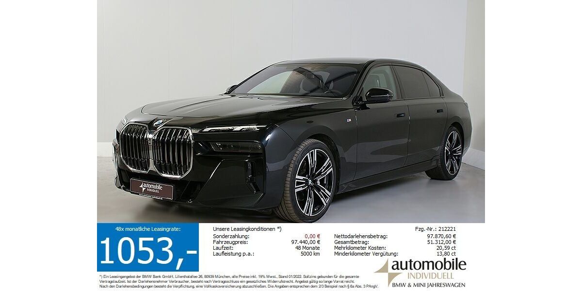 BMW 740 5.900 km 95.840 &euro; Paderborn 33100